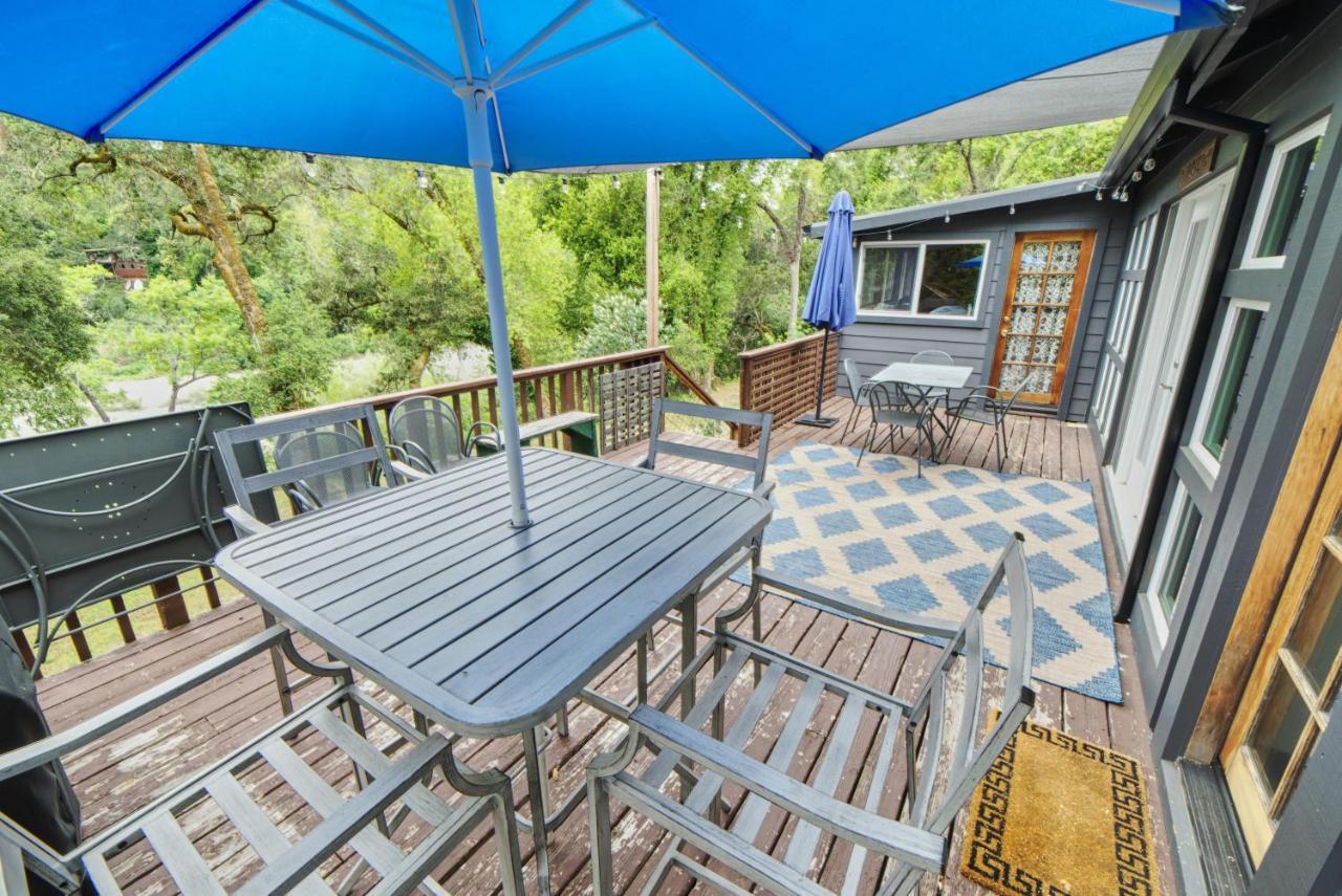 Rivers Breeze Relaxing Riverside Cabin With Private Suite Kayaks Healdsburg Exterior foto
